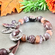 Load image into Gallery viewer, Fall Botswana Agate Bracelet
