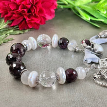 Load image into Gallery viewer, Garnet Lovers Bracelet