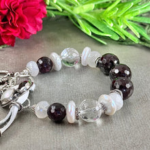 Load image into Gallery viewer, Garnet Lovers Bracelet