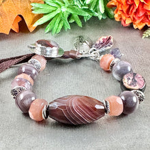 Load image into Gallery viewer, Fall Botswana Agate Bracelet