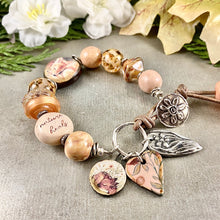 Load image into Gallery viewer, Sleeping Deer Art Bead Bracelet