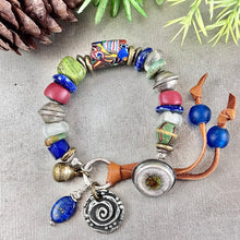 Load image into Gallery viewer, Multi Antique Trade Bead Bracelet