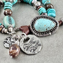 Load image into Gallery viewer, Minty Green Turquoise Bracelet