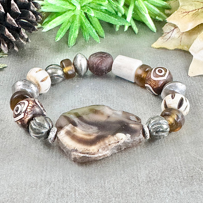 Agate Slab Bracelet