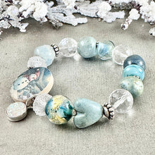 Load image into Gallery viewer, Frosty Evening Snowman Bracelet