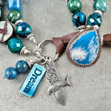 Load image into Gallery viewer, Chrysocolla and Apatite Bracelet