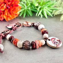 Load image into Gallery viewer, Fall Mushroom Bracelet II