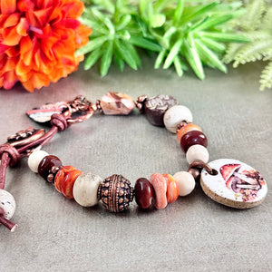 Fall Mushroom Bracelet II