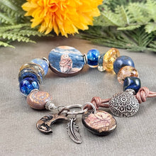 Load image into Gallery viewer, Moon Gazing Owl Bracelet