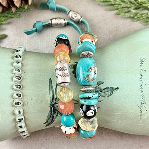 Turquoise and Gemstone Bracelet