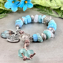 Load image into Gallery viewer, Rustic Amazonite Bracelet