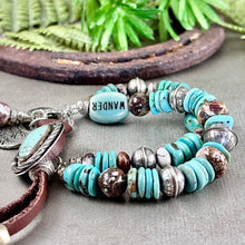 Load image into Gallery viewer, Minty Green Turquoise Bracelet