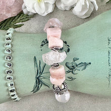 Load image into Gallery viewer, Rustic Pink Gemstone Bracelet