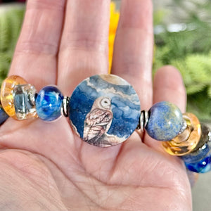 Moon Gazing Owl Bracelet