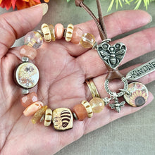 Load image into Gallery viewer, RESERVED for AM             Bee Kind Bracelet