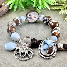 Load image into Gallery viewer, Equine Boulder Opal Bracelet