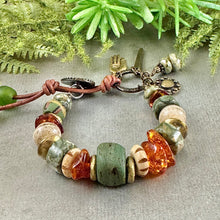 Load image into Gallery viewer, Antique Trade Bead Bracelet