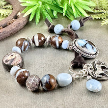 Load image into Gallery viewer, Equine Boulder Opal Bracelet