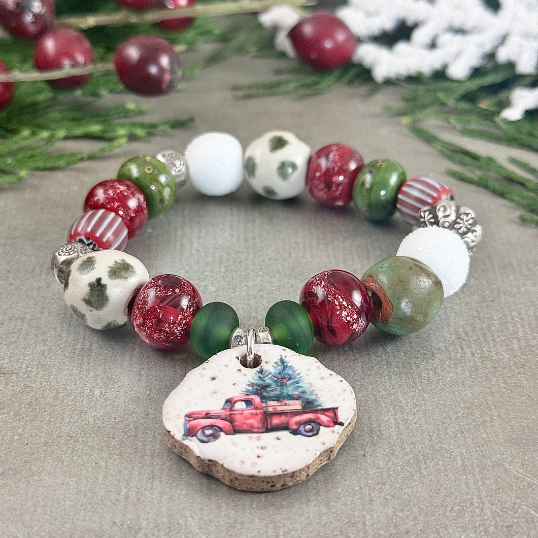 Holiday Truck Bracelet