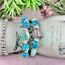 Load image into Gallery viewer, Variscite and Turquoise Bracelet