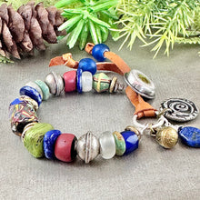 Load image into Gallery viewer, Multi Antique Trade Bead Bracelet