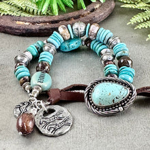 Load image into Gallery viewer, Minty Green Turquoise Bracelet