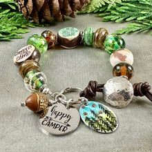 Load image into Gallery viewer, Happy Camper Art Bead Bracelet