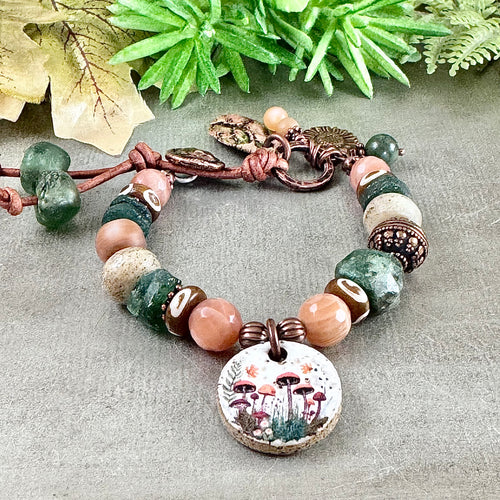 Fall Mushroom Bracelet