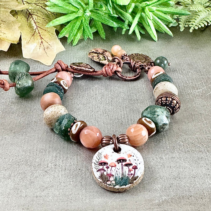 Fall Mushroom Bracelet