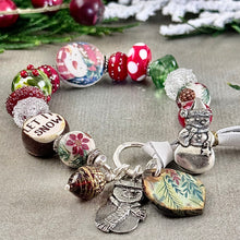 Load image into Gallery viewer, Festive Snowman Bracelet