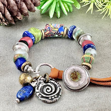 Load image into Gallery viewer, Multi Antique Trade Bead Bracelet