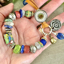 Load image into Gallery viewer, Multi Antique Trade Bead Bracelet