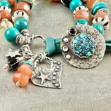 Load image into Gallery viewer, Turquoise and Gemstone Bracelet