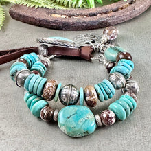 Load image into Gallery viewer, Minty Green Turquoise Bracelet
