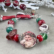 Load image into Gallery viewer, Peace on Earth Santa Bracelet