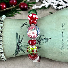 Load image into Gallery viewer, Festive Snowman Bracelet