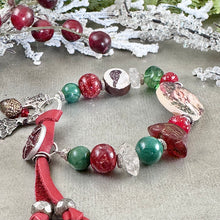 Load image into Gallery viewer, Peace on Earth Santa Bracelet