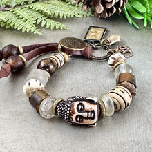 Load image into Gallery viewer, Rustic Buddha Bracelet