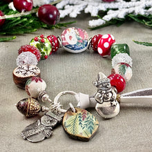 Load image into Gallery viewer, Festive Snowman Bracelet