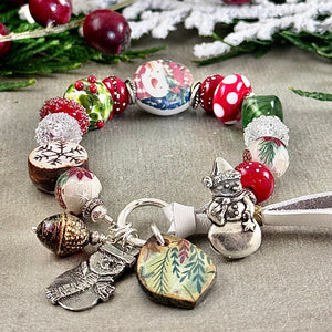 Festive Snowman Bracelet