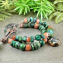 Load image into Gallery viewer, Spiral Spirit Cat Bracelet
