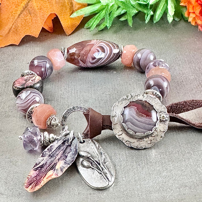 Fall Botswana Agate Bracelet