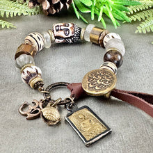 Load image into Gallery viewer, Rustic Buddha Bracelet