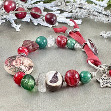 Load image into Gallery viewer, Peace on Earth Santa Bracelet