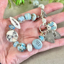 Load image into Gallery viewer, RESERVED for AM Butterfly Courage Bracelet