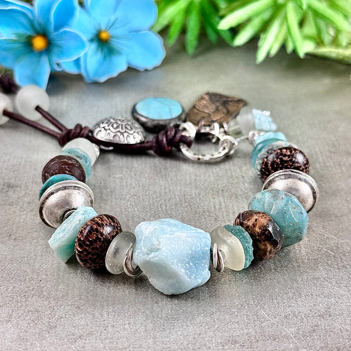 Rustic and Unique Bead Bracelet
