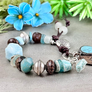 Rustic and Unique Bead Bracelet