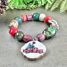 Load image into Gallery viewer, Christmas Tree Truck Bracelet
