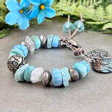 Load image into Gallery viewer, Rustic Amazonite Bracelet