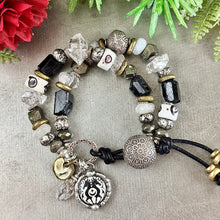 Load image into Gallery viewer, Twin Moon Steeds Bracelet